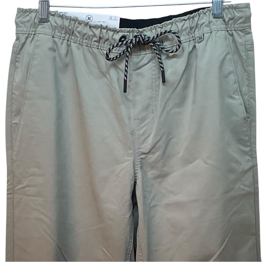 Hurley Men’s Pacer Stretch Twill Jogger Pants Light Grey Size Small NWT - Picture 4 of 16